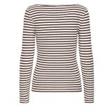 ICHI ( Dame ) - ICHI - IHCELLA LS | T-SHIRT COFFEE BEAN