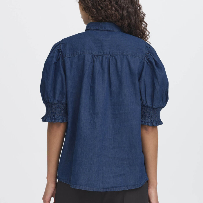 ICHI ( Dame ) - ICHI - IHBORGIE SH | SKJORTE WASHED DARK