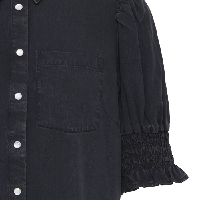 ICHI ( Dame ) - ICHI - IHBORGIE SH | SKJORTE WASHED BLACK