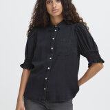 ICHI ( Dame ) - ICHI - IHBORGIE SH | SKJORTE WASHED BLACK