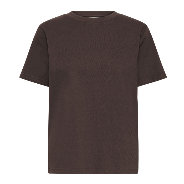 ICHI ( Dame ) - ICHI - IHPALMER LOOSE SS | T-SHIRT COFFEE BEAN