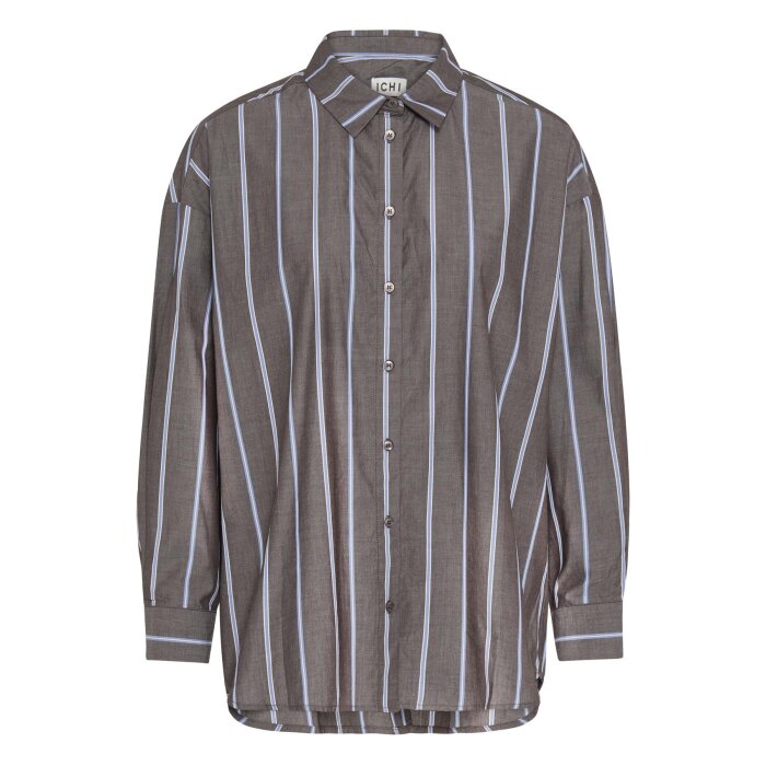 ICHI ( Dame ) - ICHI - IHSADIA SH2 | SKJORTE BROWN STRIBE