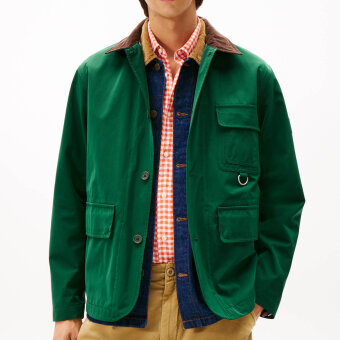 Tommy Hilfiger  - Tommy Hilfiger - Wet weather barn jacket | Vindjakke L6K Ornamental green