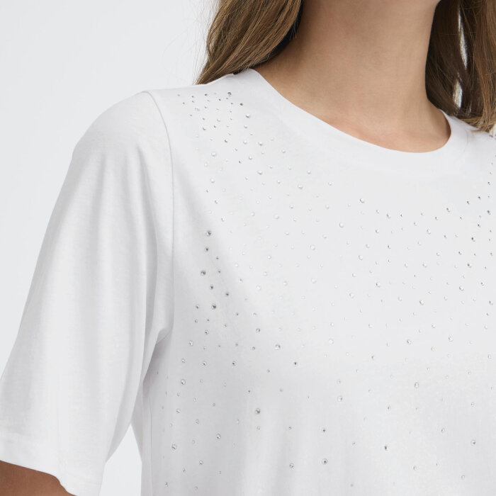 Pulz Jeans ( Dame )  - PULZ - PZKADEN | T-SHIRT BRIGHT WHITE