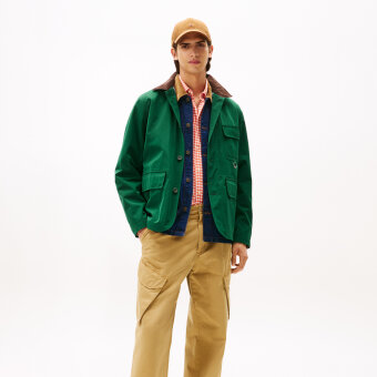Tommy Hilfiger  - Tommy Hilfiger - Wet weather barn jacket | Vindjakke L6K Ornamental green