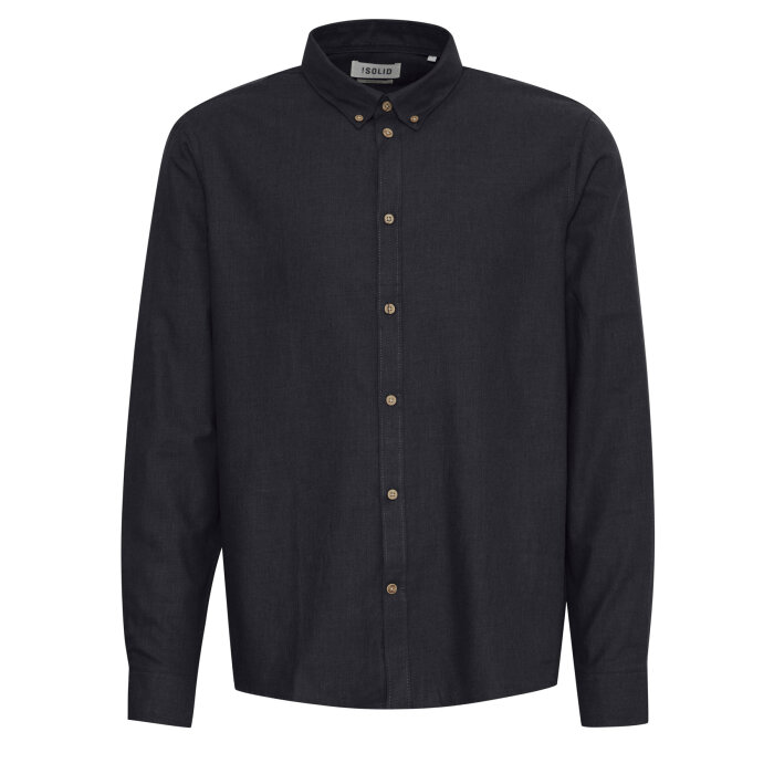 Solid - Solid - Pete shirt | Skjorte Black Mel