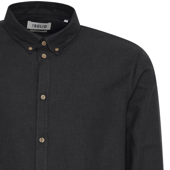 Solid - Solid - Pete shirt | Skjorte Black Mel
