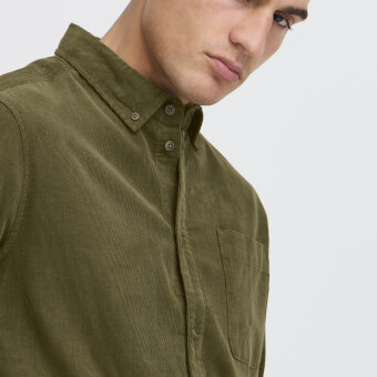 Solid - Solid - Juan corduroy shirt | Skjorte Ivy Green 