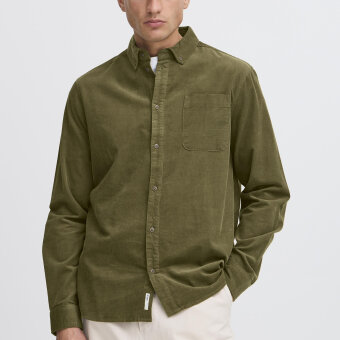 Solid - Solid - Juan corduroy shirt | Skjorte Ivy Green 