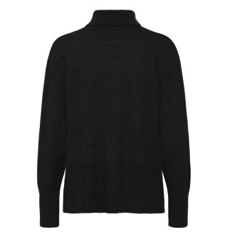 Pulz Jeans ( Dame )  - PULZ - PZSTEFFI ROLL NECK | RULLEKRAVE STRIK BLACK BEAUTY