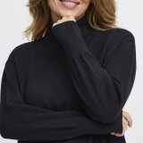 Pulz Jeans ( Dame )  - PULZ - PZSTEFFI ROLL NECK | RULLEKRAVE STRIK BLACK BEAUTY Pulz Jeans ( Dame )  - PULZ - PZSTEFFI ROLL NECK | RULLEKRAVE STRIK BLACK BEAUTY