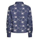 Pulz Jeans ( Dame )  - PULZ - PZMACY SHIRT | SKJORTE DARK BLUE