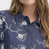 Pulz Jeans ( Dame )  - PULZ - PZMACY SHIRT | SKJORTE DARK BLUE
