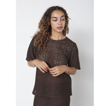 Sisters Point ( Dame ) - SISTERS POINT - ELSIA-SS | T-SHIRT 222 D. CHOCOLATE