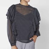Sisters Point ( Dame ) - SISTERS POINT - UDAR-LS | SKJORTE  800 BLACK/DOT