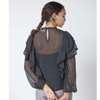 Sisters Point ( Dame ) - SISTERS POINT - UDAR-LS | SKJORTE  800 BLACK/DOT