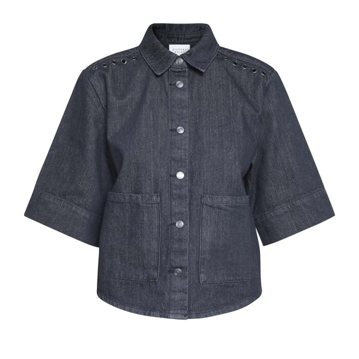 Sisters Point ( Dame ) - SISTERS POINT - OLEA-JA10 | DENIM JAKKE 941 BLACK UNWASHED