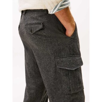 Tommy Hilfiger  - Tommy Hilfiger - Herringbone cargo pants | Bukser Medium Grey