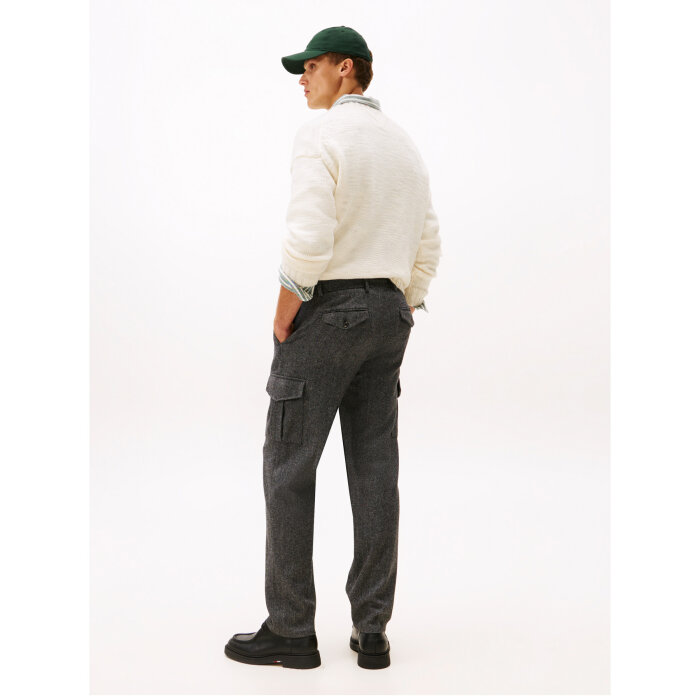 Tommy Hilfiger  - Tommy Hilfiger - Herringbone cargo pants | Bukser Medium Grey