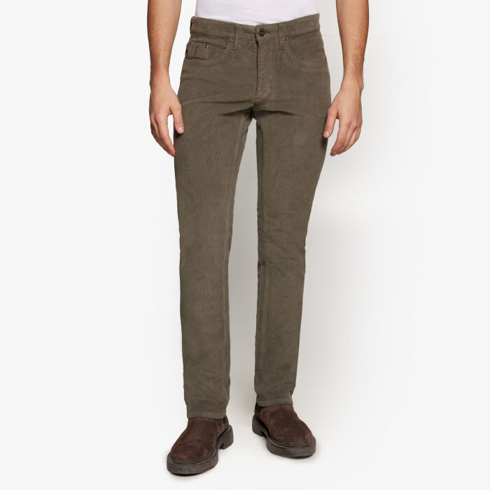 Signal - Signal - Cordor corduroy pants | Fløjlsbuks Jeans Beluga Green