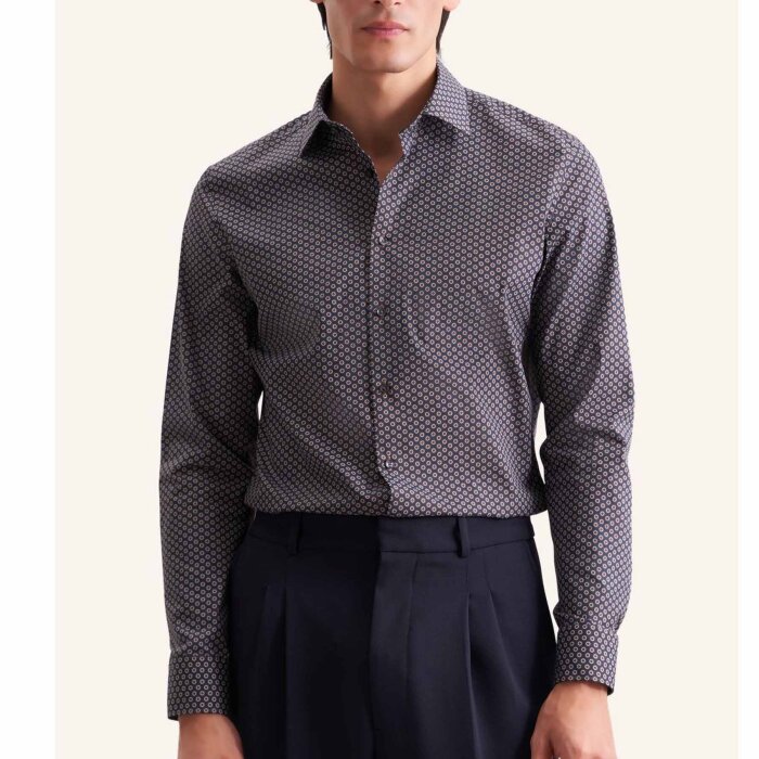 Seidensticker - Seidensticker - 845419 26 | Shaped Fit Skjorte Brown