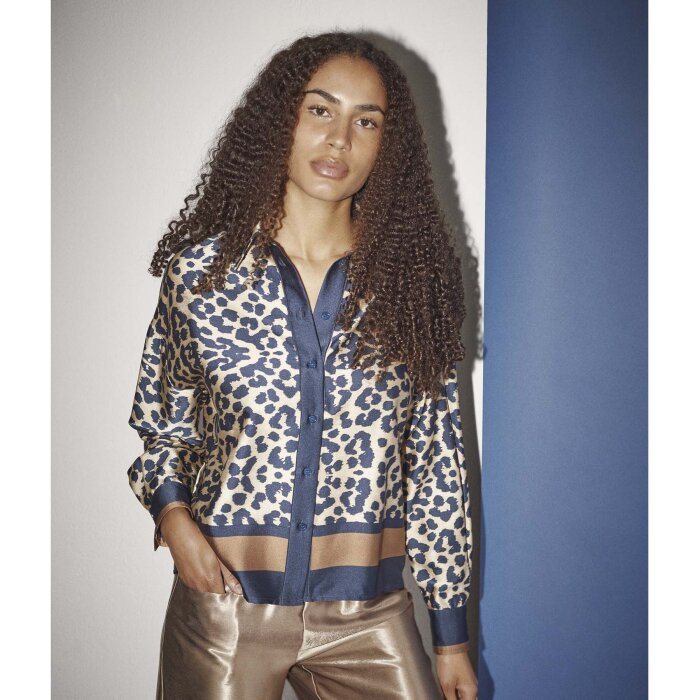 Love&divine ( Dame ) - LOVE&DIVINE - LOVE1393 | SKJORTE 804 NAVY LEO