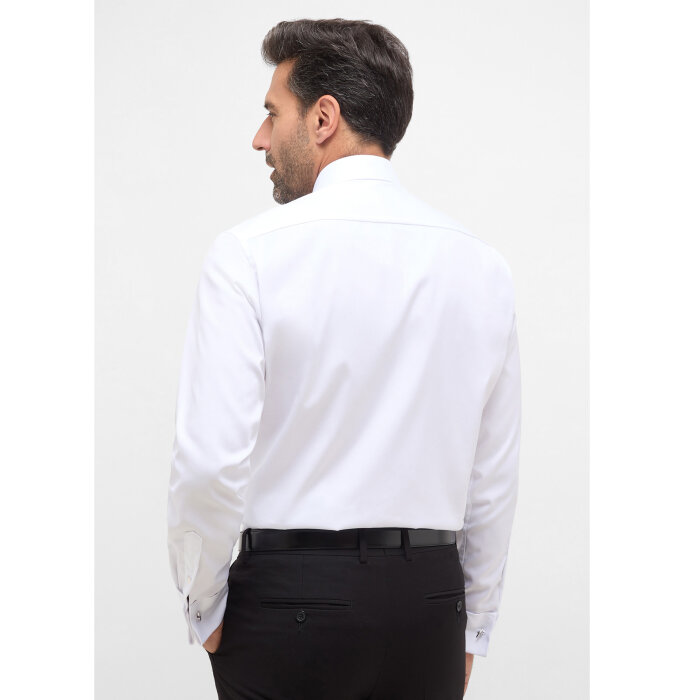 Eterna - Eterna - 8817 00 X367 | Modern Fit Smoking Skjorte Hvid