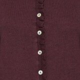 Pulz Jeans ( Dame )  - PULZ - PZSARA FLOUNCE | CARDIGAN FIG MELANGE 