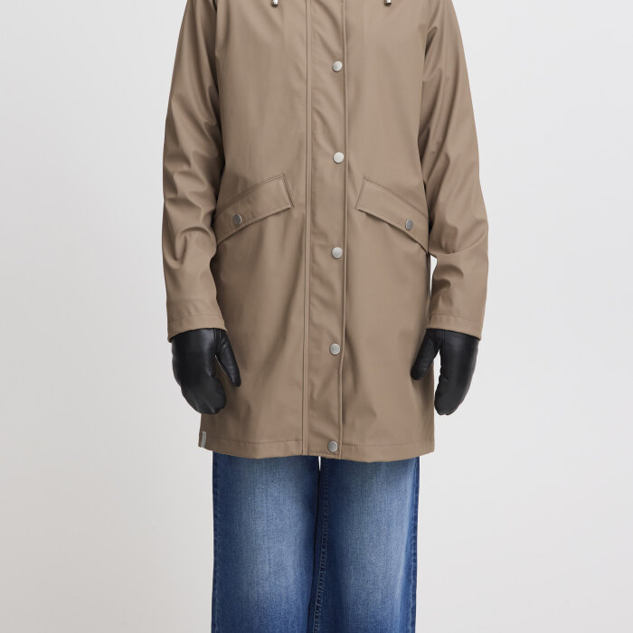 ICHI ( Dame ) - ICHI - IANILLA LEATHER GLOVE | SKIND LUFFER BLACK