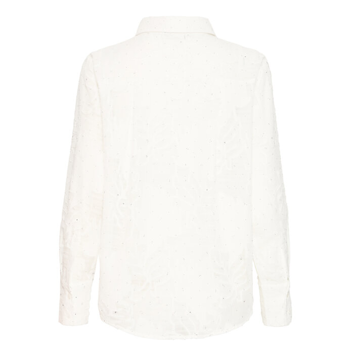 Pulz Jeans ( Dame )  - PULZ - PZSYBIL SHIRT | SKJORTE 110601 BRIGHT WHITE