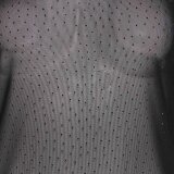 Pulz Jeans ( Dame )  - PULZ - PZDANA LS SHIRT | MESH TOP BLACK BEAUTY