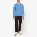 Signal - Signal - Ricco crew neck sweater | Strik Calm Blue Melange