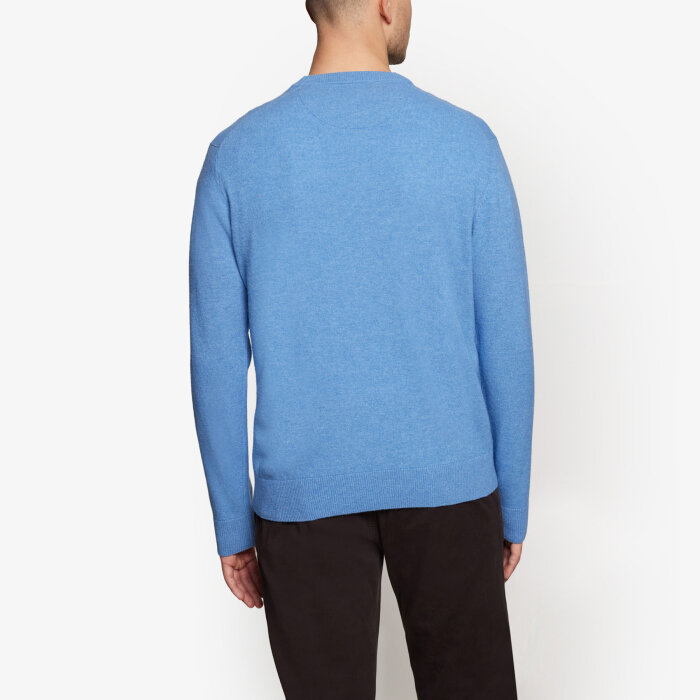 Signal - Signal - Ricco crew neck sweater | Strik Calm Blue Melange