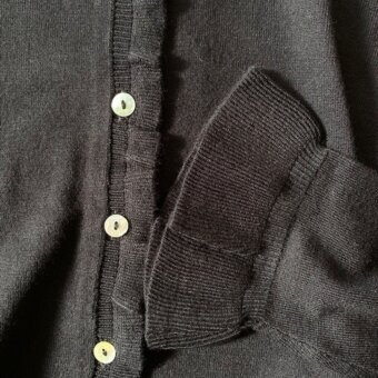 Pulz Jeans ( Dame )  - PULZ - PZSARA FLOUNCE | CARDIGAN BLACK BEAUTY