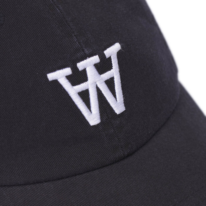 Double A by Wood Wood - Wood Wood - Eli embroidery cap | Kasket Black