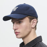 Double A by Wood Wood - Wood Wood - Eli embroidery cap | Kasket Navy