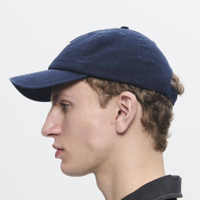 Double A by Wood Wood - Wood Wood - Eli embroidery cap | Kasket Navy