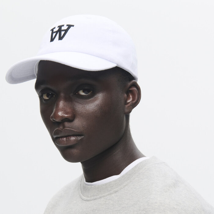 Double A by Wood Wood - Wood Wood - Eli embroidery cap | Kasket Bright White