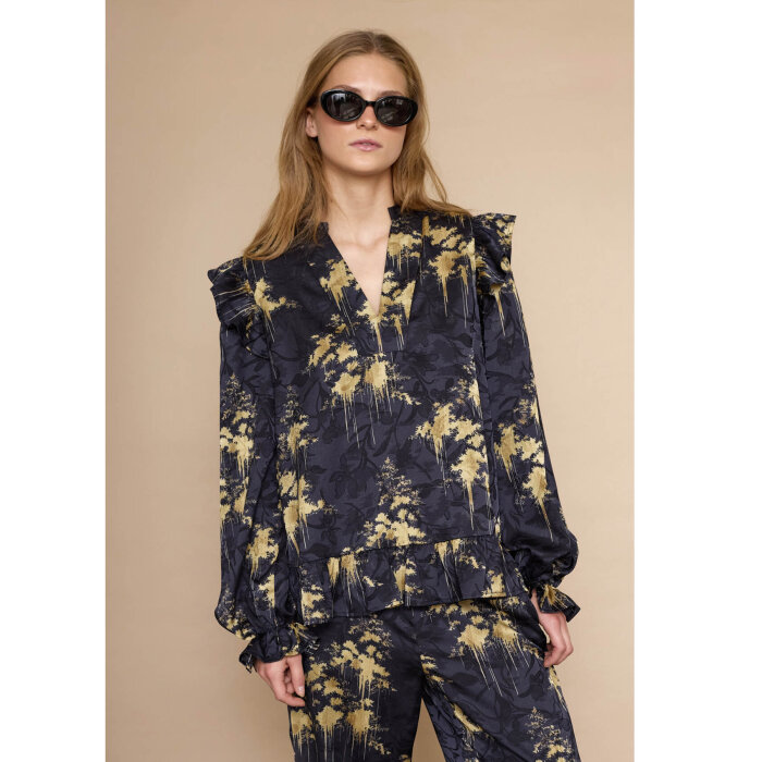 Love&divine ( Dame ) - LOVE&DIVINE - LOVE1234-1 | SKJORTE GOLD PRINT