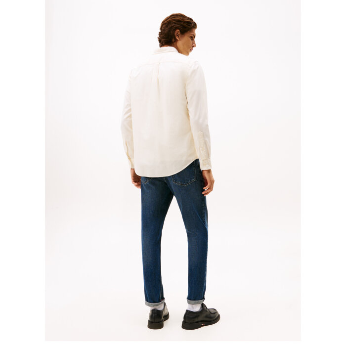 Tommy Hilfiger  - Tommy Hilfiger - Brushed oxford pocket shirt | Skjorte Ivory Petal