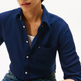 Tommy Hilfiger - Tommy Hilfiger - Flannel indigo shirt | Skjorte Dark Blue Indigo Tommy Hilfiger - Tommy Hilfiger - Flannel indigo shirt | Skjorte Dark Blue Indigo