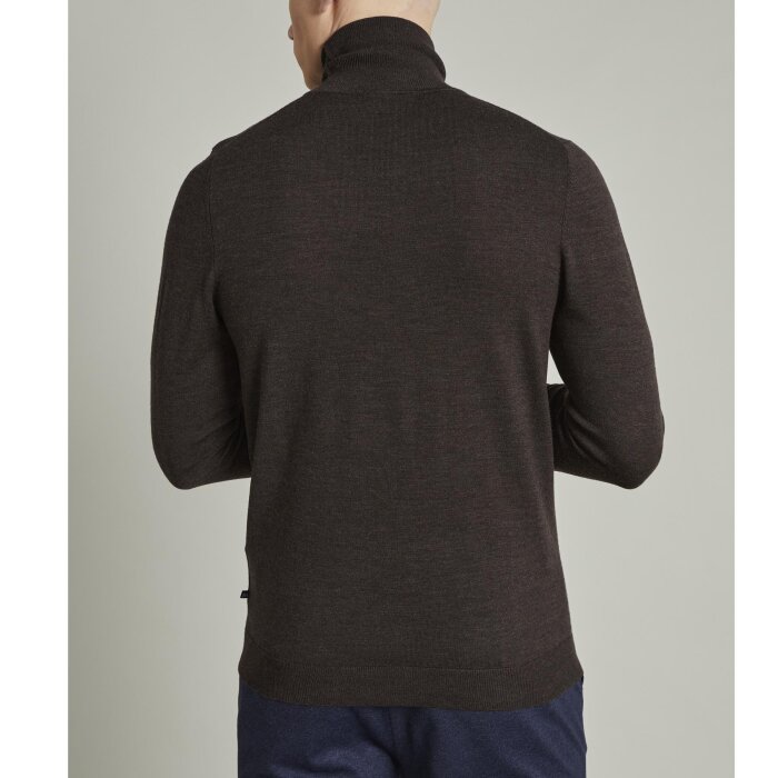 Matinique - Matinique - Parcusman rollneck | Rullekrave Strik Dark Brown