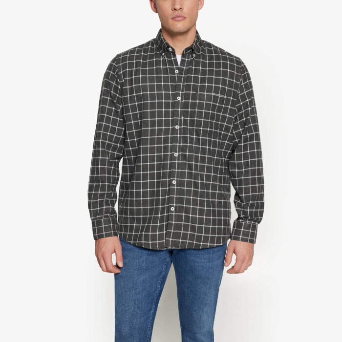 Signal - Signal - Berry grid shirt | Skjorte Black