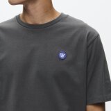 Double A by Wood Wood - Wood Wood - Ace | T-shirt Gray Pinstripe Double A by Wood Wood - Wood Wood - Ace | T-shirt Gray Pinstripe