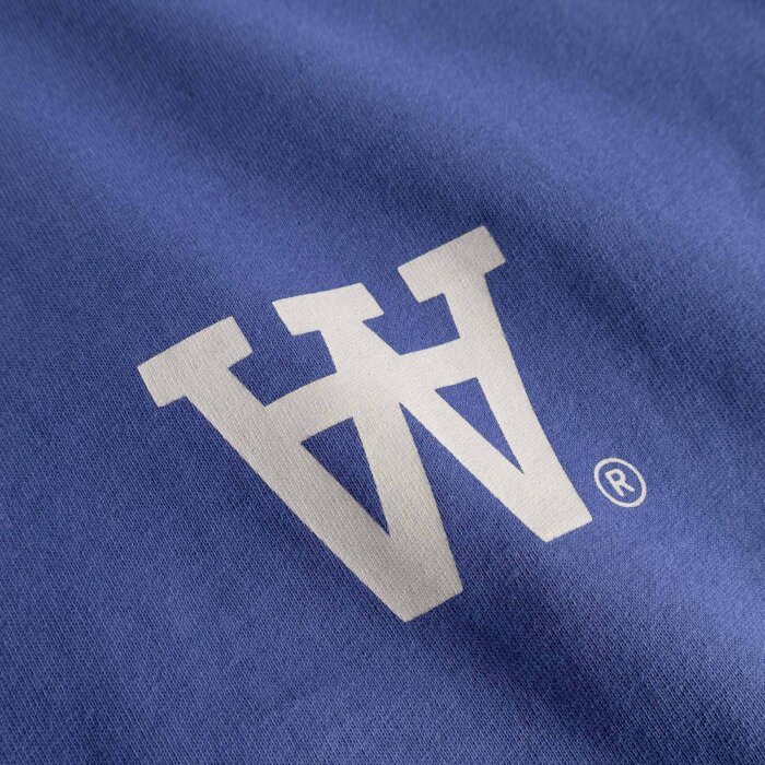 Double A by Wood Wood - Wood Wood - Liam AA chest  T-shirt Skipper Blue