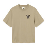 Double A by Wood Wood - Wood Wood - Liam AA chest tee | T-shirt Greige