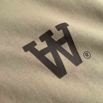Double A by Wood Wood - Wood Wood Double A - Liam AA chest tee | T-shirt Greige