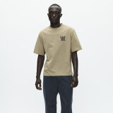 Double A by Wood Wood - Wood Wood - Liam AA chest tee | T-shirt Greige