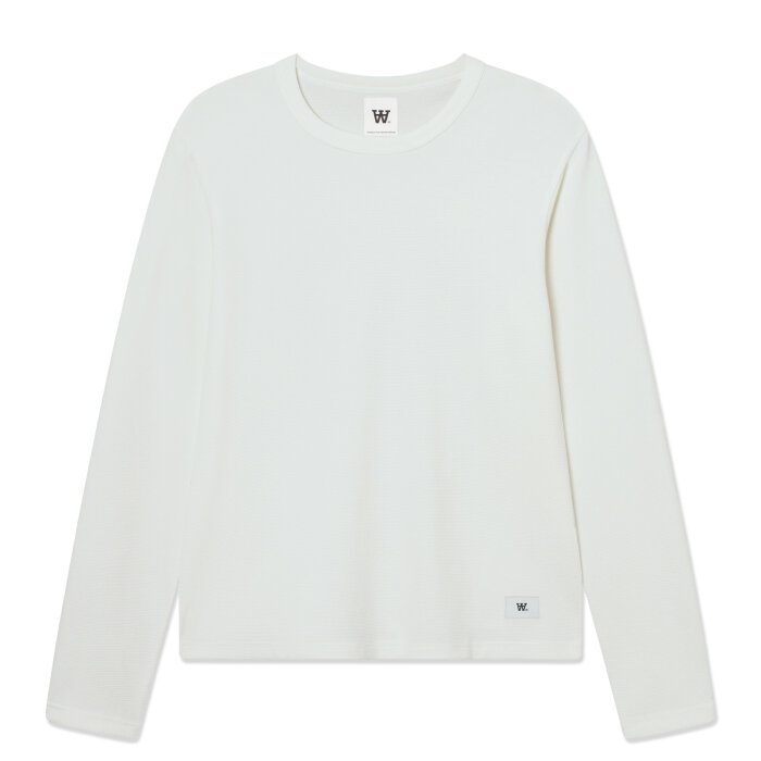 Double A by Wood Wood - Wood Wood - Hendrix crew neck | T-shirt Clear Cream