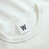 Double A by Wood Wood - Wood Wood - Hendrix crew neck | T-shirt Clear Cream Double A by Wood Wood - Wood Wood - Hendrix crew neck | T-shirt Clear Cream